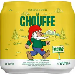 Jumbo La Chouffe - Blond Belgisch Bier - Blik - 4 x 330ML aanbieding