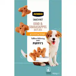 Jumbo Jumbo Snack met Eend & Sinaasappel Botjes 400 g aanbieding