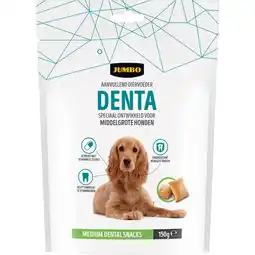 Jumbo Jumbo Aanvullend Diervoeder Denta Medium Dental Snacks 150 g aanbieding
