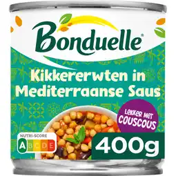 Albert Heijn Bonduelle Kikkererwten in Mediterraanse saus aanbieding