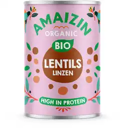 Albert Heijn Amaizin Biologische linzen aanbieding