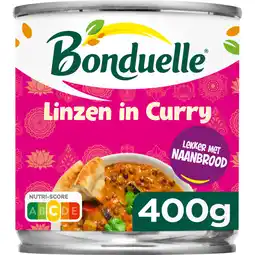 Albert Heijn Bonduelle Linzen in curry aanbieding