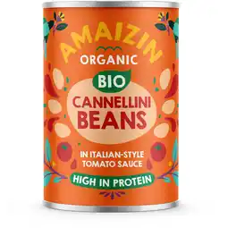 Albert Heijn Amaizin Cannellini bonen in tomatensaus aanbieding