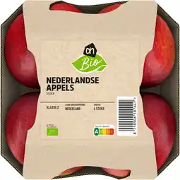 Albert Heijn AH Biologisch Nederlandse appels schaal aanbieding
