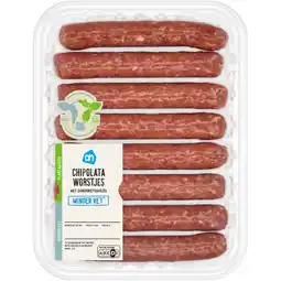 Albert Heijn AH Chipolataworstjes minder vet 8 stuks aanbieding