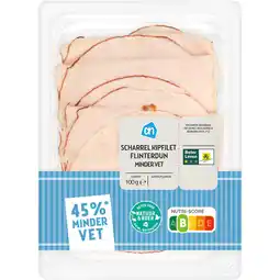 Albert Heijn AH Scharrel kipfilet flinterdun minder vet aanbieding