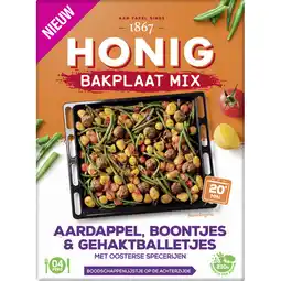 Albert Heijn Honig Mix aardappel, boontjes, gehaktballetjes aanbieding