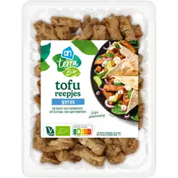 Albert Heijn AH Terra Biologisch tofu reepjes gyros aanbieding