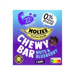 Albert Heijn Holie's Chewy bar nuts & blueberry aanbieding