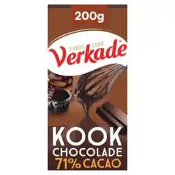 Albert Heijn Verkade Kookchocolade 74% cacao aanbieding