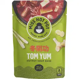 Albert Heijn Miss Hot Pot Tom yum hot pot soup base aanbieding