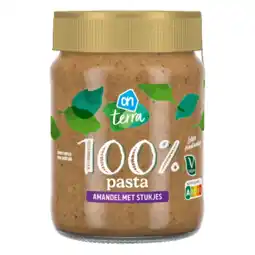 Albert Heijn AH Terra Plantaardig 100% pasta amandel aanbieding