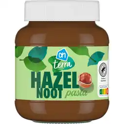 Albert Heijn AH Terra Plantaardig hazelnootpasta aanbieding