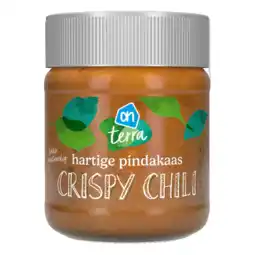 Albert Heijn AH Terra Hartige pindakaas crispy chili aanbieding