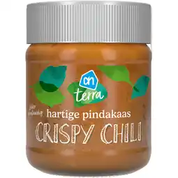 Albert Heijn AH Terra Hartige pindakaas crispy chili aanbieding