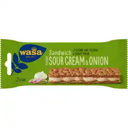 Albert Heijn Wasa Sandwich sour cream & onion aanbieding