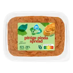 Albert Heijn AH Terra Pittige pinda spread aanbieding
