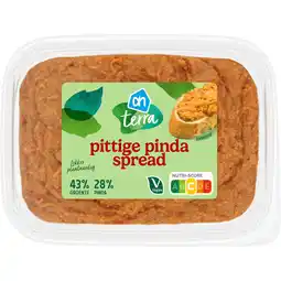 Albert Heijn AH Terra Pittige pinda spread aanbieding