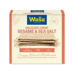 Albert Heijn Wasa Delicate crisp sesame & seasalt aanbieding