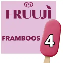 Albert Heijn Ola Fruuji sorbetijs framboos aanbieding