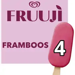 Albert Heijn Ola Fruuji sorbetijs framboos aanbieding