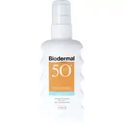 Albert Heijn Biodermal Hydraplus zonnespray spf50 aanbieding