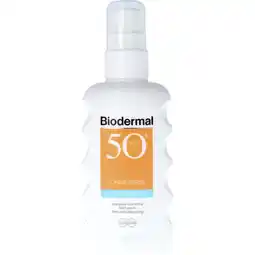 Albert Heijn Biodermal Hydraplus zonnespray spf50 aanbieding