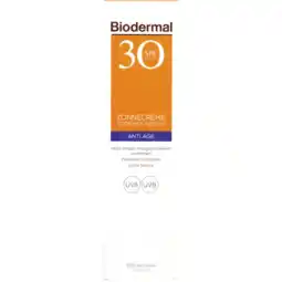 Albert Heijn Biodermal Anti age zonnecreme gezicht spf30 aanbieding