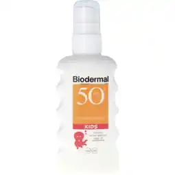 Albert Heijn Biodermal Kids spray spf50 aanbieding