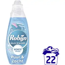 Albert Heijn Robijn Quickwash puur & zacht aanbieding