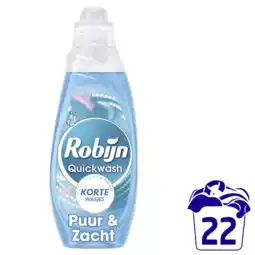 Albert Heijn Robijn Quickwash puur & zacht aanbieding