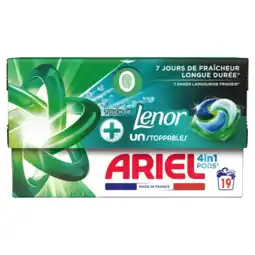 Albert Heijn Ariel 4in1 pods - unstoppables lenor aanbieding