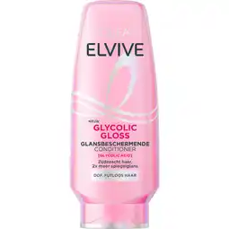 Albert Heijn L'Oréal Paris Elvive Glycolic gloss conditioner aanbieding