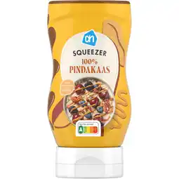 Albert Heijn AH Squeezer 100% pindakaas aanbieding
