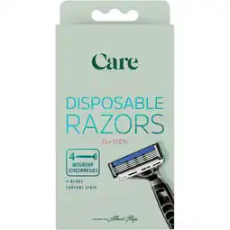 Albert Heijn Care Disposable razors for men aanbieding