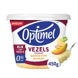 Albert Heijn Optimel Yoghurt vezels mango kiwi banaan aanbieding