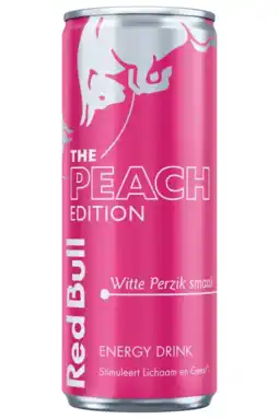 Albert Heijn Red Bull White peach aanbieding