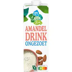 Albert Heijn AH Terra Biologisch amandeldrink ongezoet aanbieding