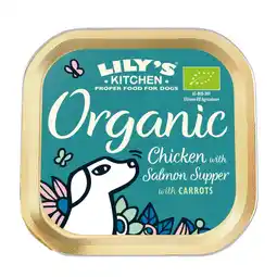 Albert Heijn Lily's Kitchen Organic kip met zalm en wortelen aanbieding