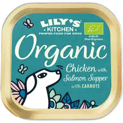 Albert Heijn Lily's Kitchen Organic kip met zalm en wortelen aanbieding