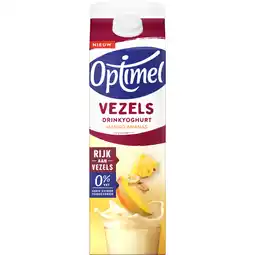 Albert Heijn Optimel Drinkyoghurt vezels mango ananas aanbieding