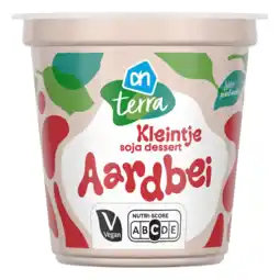 Albert Heijn AH Terra Kleintje soja desert aardbei aanbieding