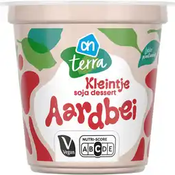 Albert Heijn AH Terra Kleintje soja desert aardbei aanbieding