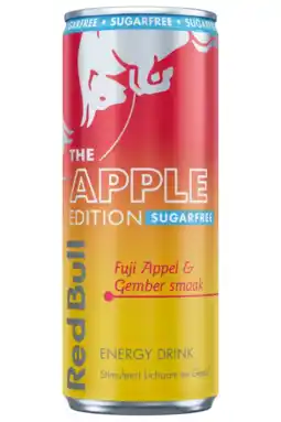 Albert Heijn Red Bull Fuji appel sugarfree aanbieding