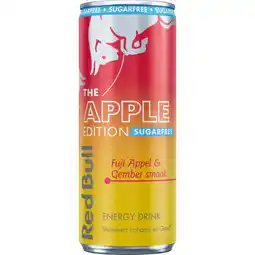 Albert Heijn Red Bull Fuji appel sugarfree aanbieding