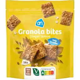 Albert Heijn AH Granola bites ginger lemon aanbieding