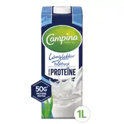 Albert Heijn Campina Langlekker halfvol extra proteine aanbieding