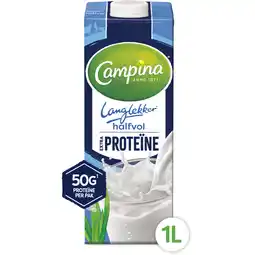 Albert Heijn Campina Langlekker halfvol extra proteine aanbieding