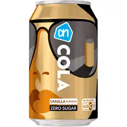 Albert Heijn AH Cola zero sugar vanilla aanbieding