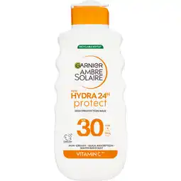 Albert Heijn Ambre Solaire Hydra 24h protect zonnemelk spf30 aanbieding